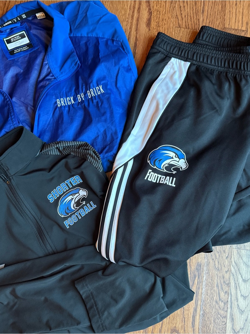 Lot of 3 Shorter University Hawks Football Athletic Wear